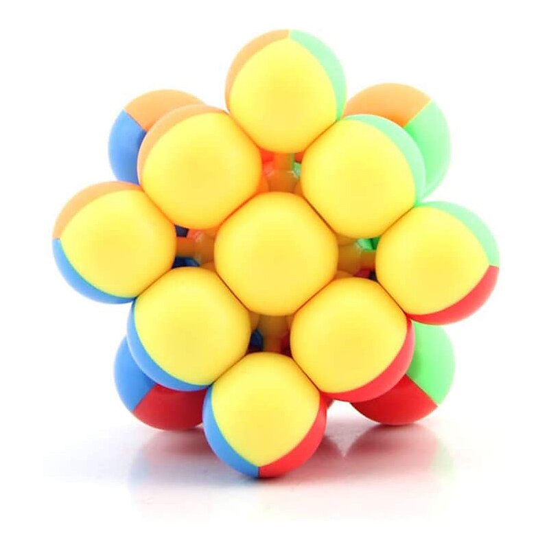 YongJun 3x3 Magic Cube 3x3x3 Stickerless Round Bead Speed Cube Puzzle Toys Creative Decompression Gift4