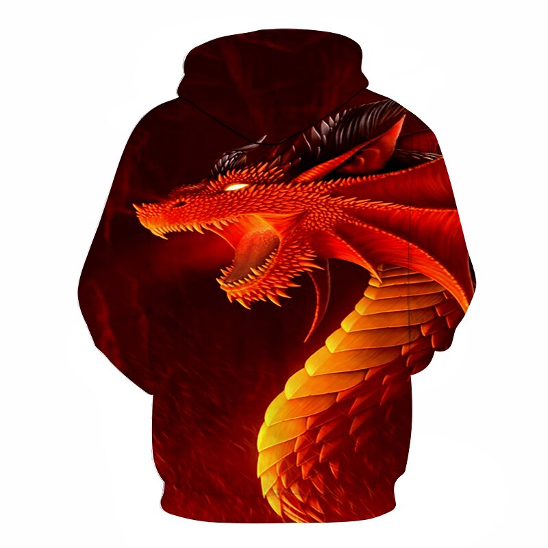 Kids Clothes Boys' Hoodie  Pullover Sweatshirt Long Sleeve Animal Blue Black Orange Children Tops Active Basic Boy Fashion4