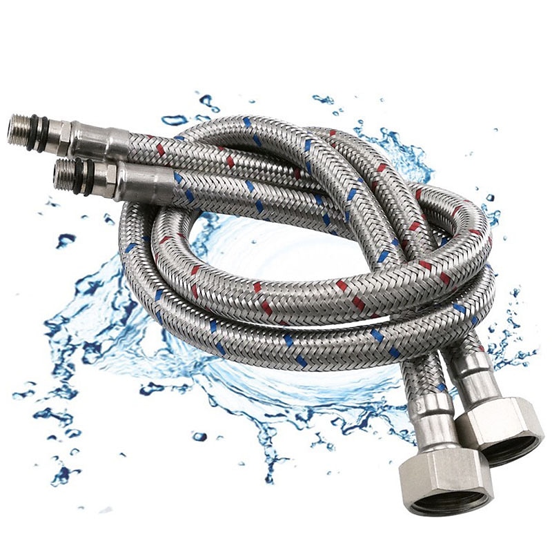 Faucet accessory - Superior Quality Water Supply Hose Antique Stainless Steel / Plastic others 3/8 water inlet for Germany Faucets2
