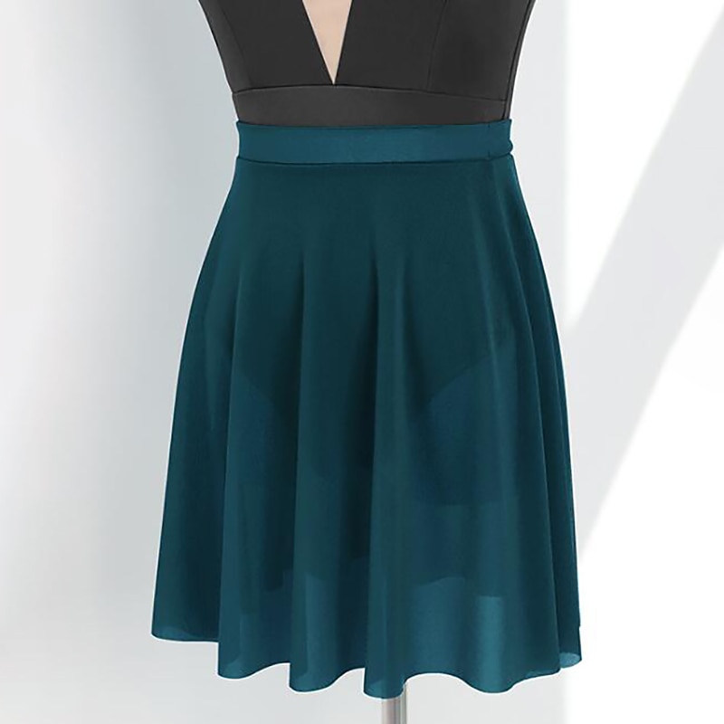 Breathable Ballet Activewear Skirts Solid Women's Training Performance High Nylon Womens' Daily Skirts4