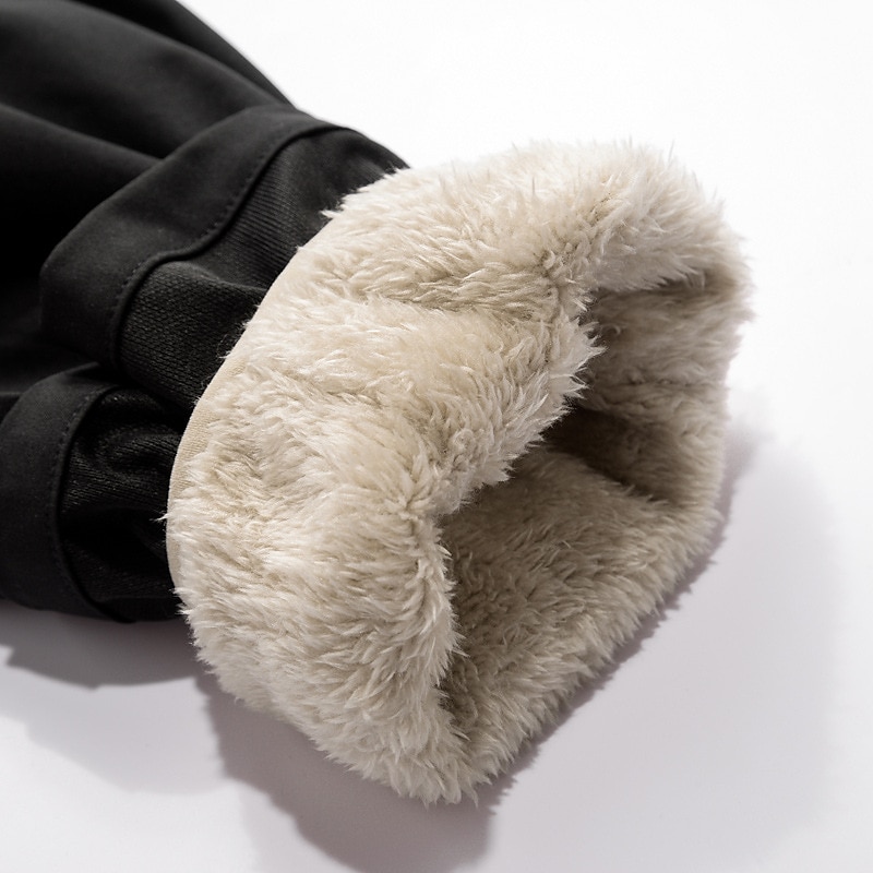 Men's Hiking Pants Trousers Summer Winter Outdoor Thermal Warm Removable Windproof Skin Friendly Bottoms Black Army Green Hunting Fishing Climbing L XL XXL XXXL 4XL3