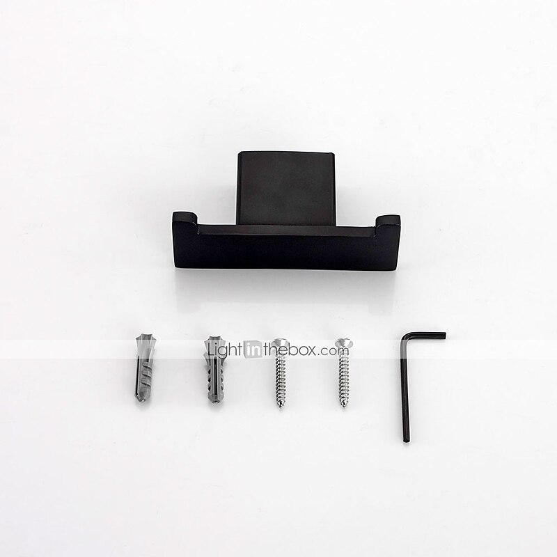 Multifunction Robe Hook Premium Design Contemporary  Stainless Steel and Metal Hook for Bathroom Wall Mounted 1pc4