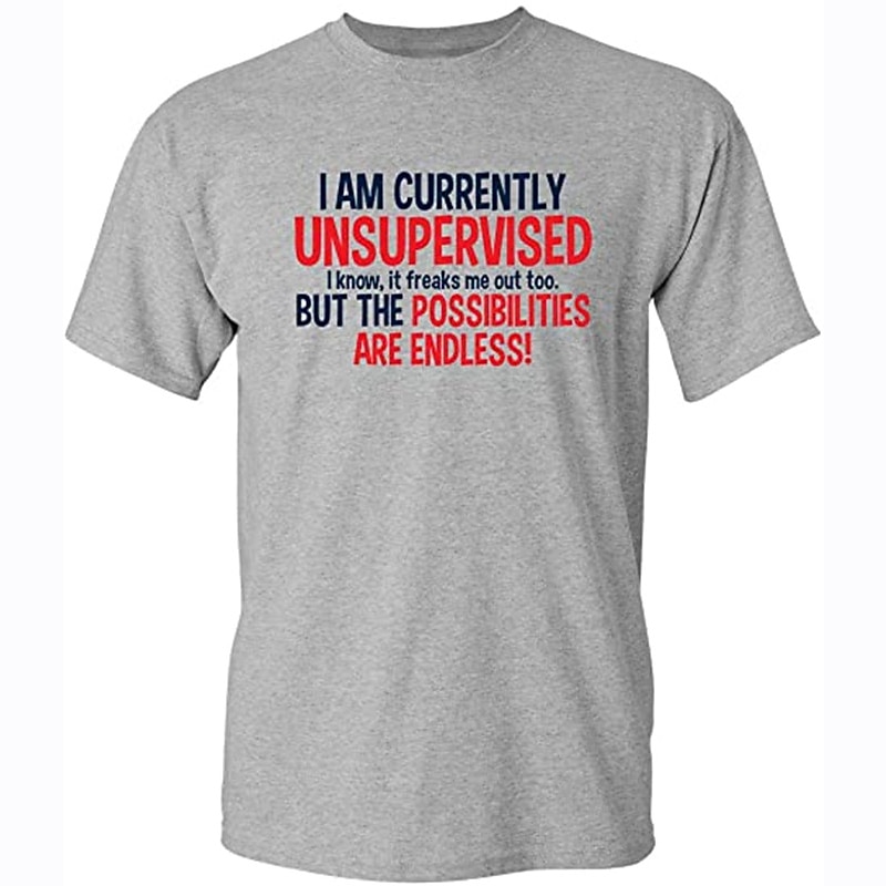 Men's Text Shirt T Shirt Cotton Short Sleeve Graphic Shirt Heather Gray Black White Comfortable Tee Vacation Casual Fashion Designer Clothing3