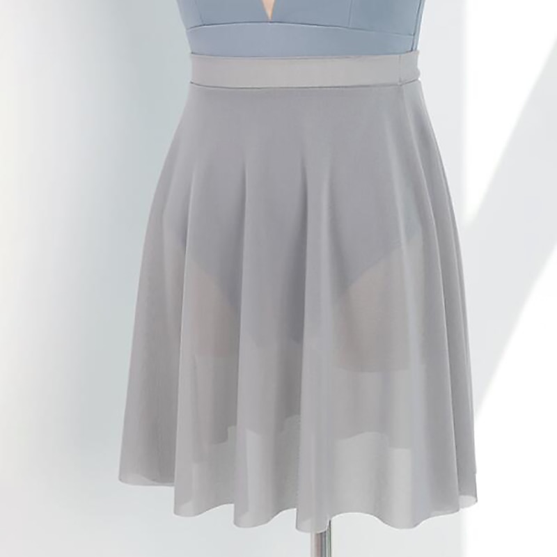 Breathable Ballet Activewear Skirts Solid Women's Training Performance High Nylon Womens' Daily Skirts2