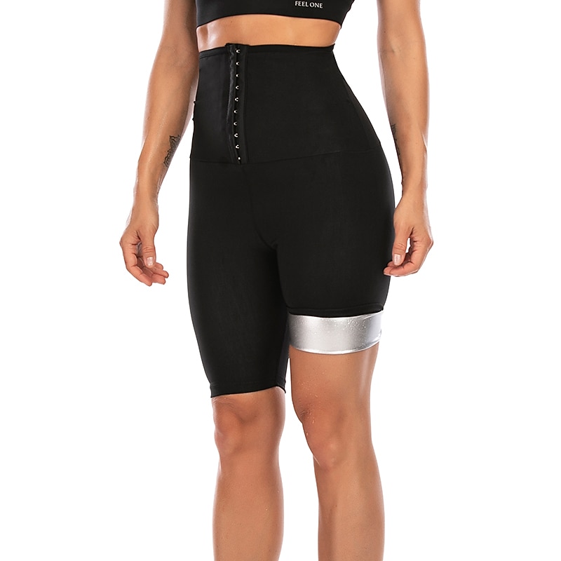 Women Butt Lift Hot Sweat Tummy Control Body Shaper Sauna Suit For Gym Workout Fitness3