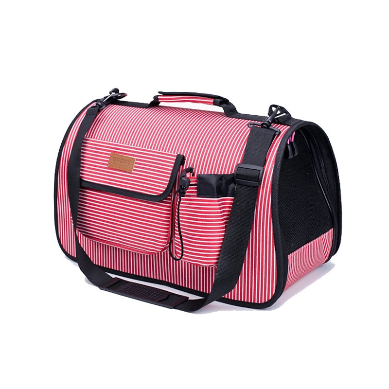 Dog Cat Pets Carrier Bag Travel Backpack Travel Bag Airline Approved Pet Carrier Dog Carrier Backpack Adjustable Portable Breathable Solid Colored Classic Nylon puppy Small Dog Training Outdoor Hiking3