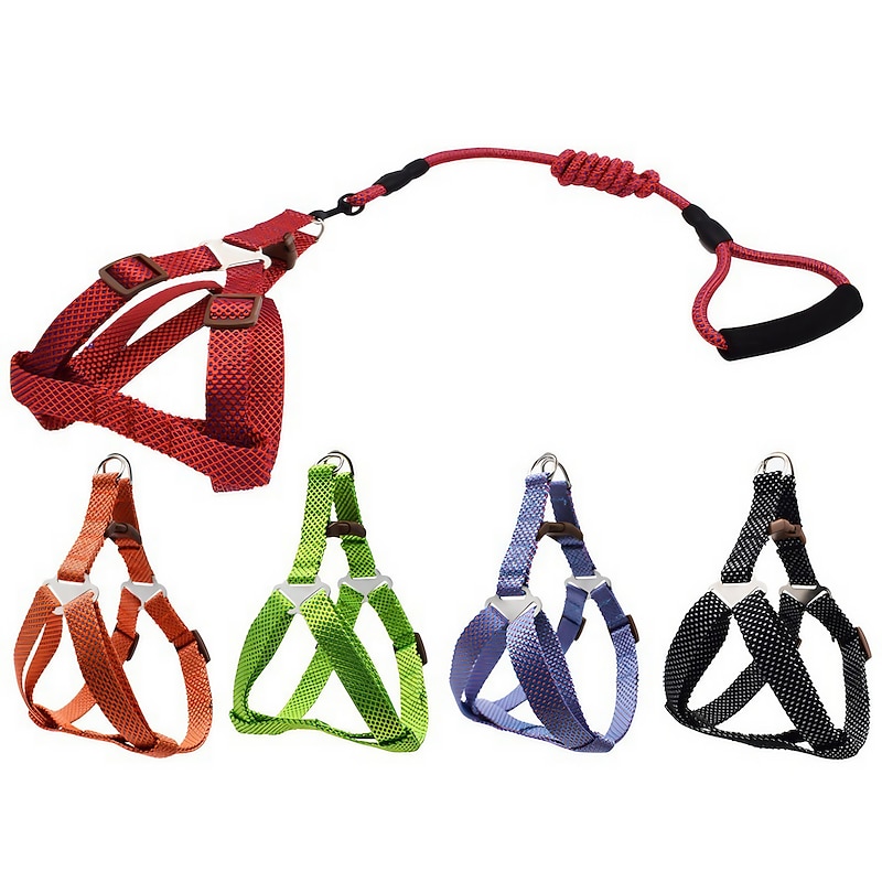 Dog Cat Training Leash Dog Leash Pet Walking Leash Retractable Escape Proof With Anti-Slip Handle Outdoor Walking Solid Colored Small Dog Medium Dog