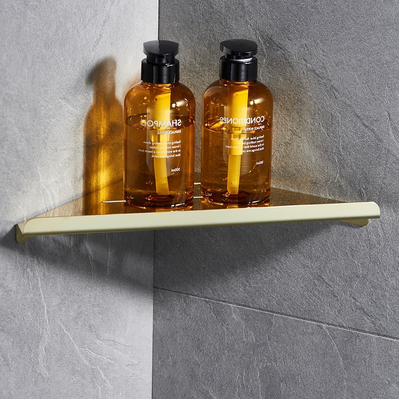 Bathroom Shelf New Design / Color-Changing Contemporary / Modern Stainless Steel 1pc - Bathroom Wall Mounted2
