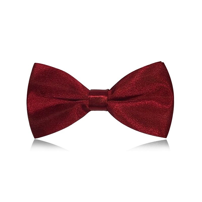 Men's Bow Tie Party Work Solid Colored Formal Party Evening4