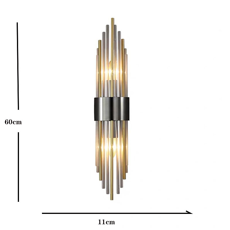 LED Wall Light Crystal Modern Wall Lamp Wall Sconces Bedroom Dining Room Steel Wall Light 110-120V 220-240V 5 W2