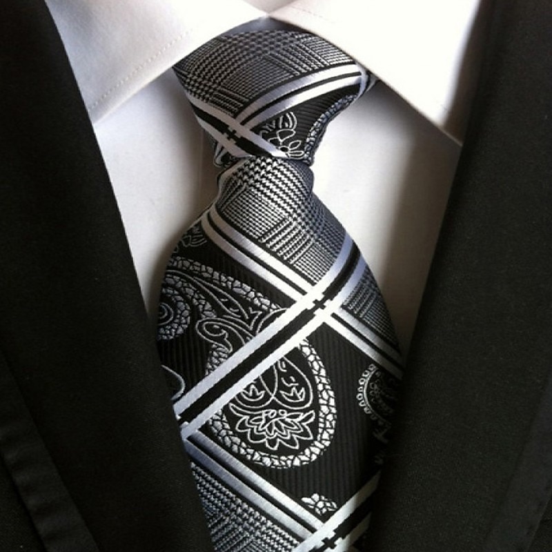 Men's Ties Neckties Work Floral Jacquard Formal Business2