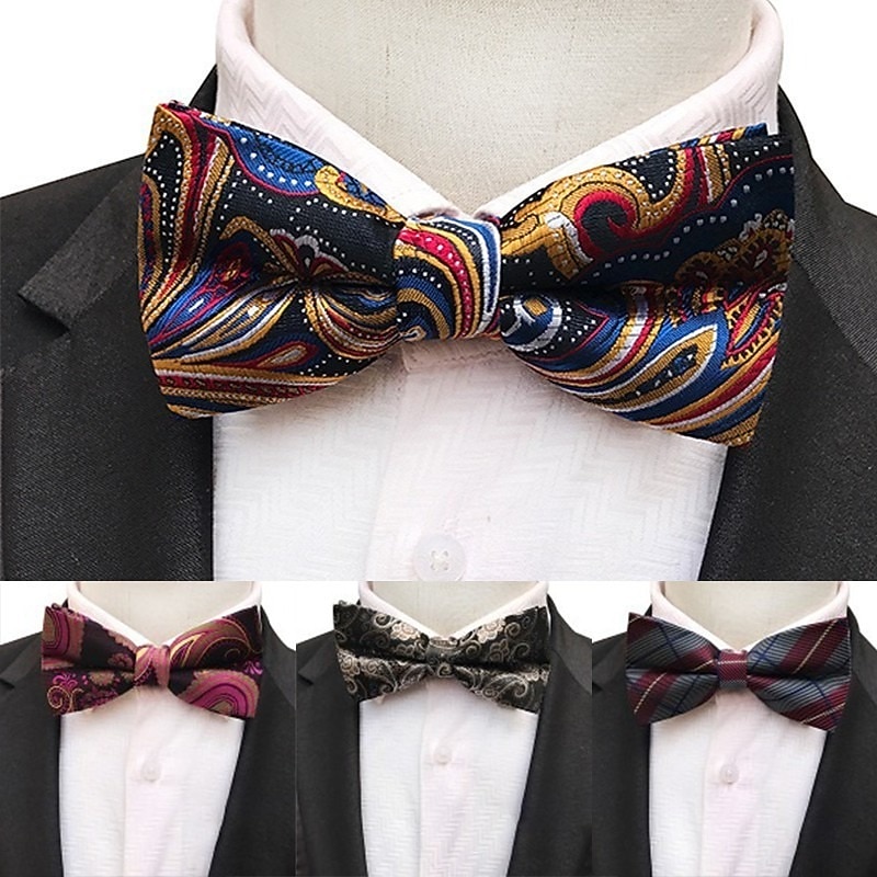 Men's Bow Tie Party Work Jacquard Formal Party Evening