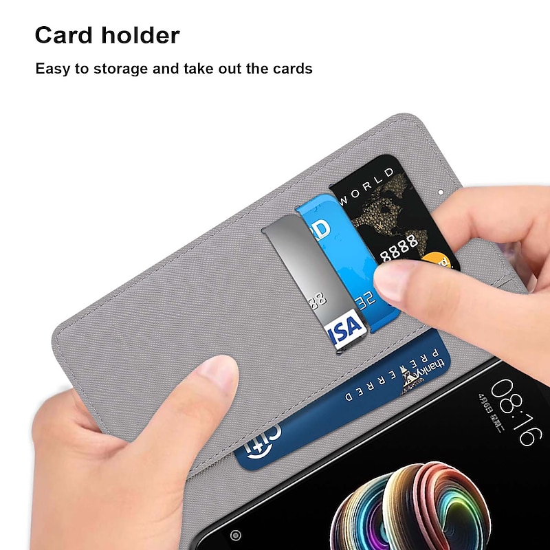 Phone Case For iPhone 16 15 14 Pro Max Plus 16e 13 12 11 Pro Max Mini Wallet Case Flip Cover with Stand Holder Cartoon TPU PU Leather3