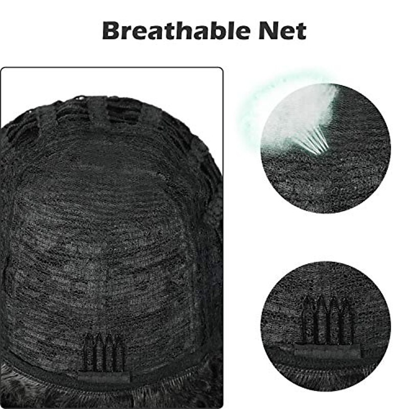 Gray Wigs for Women Short Wigs for Women Natural Looking Old Lady Wig for Mom Short Curly Gray Wig with Bangs for Heat Resistant Synthetic Fiber Hair Wigs for Old Middle Age Women Halloween Wigs3