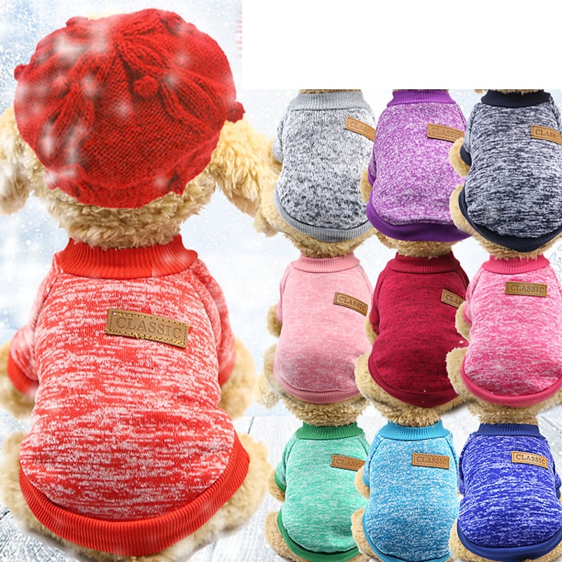 Dog Cat Sweatshirt Sweatshirts Elegant Cute Adorable Breathable Soft Dailywear Casual Daily Dog Clothing for Bulldog Bichon Frise Pomeranian Small Medium