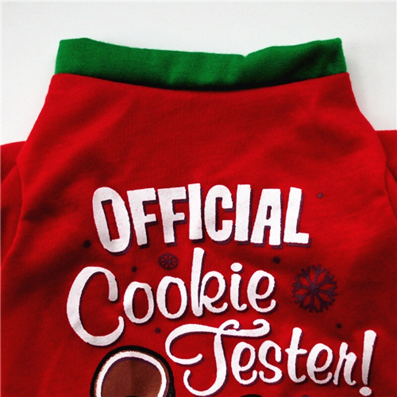 Dog Cat Shirt / T-Shirt Christmas Costume Christmas gifts for pets Christmas Outfit Cute Sweet Winter Warm Breathable Soft Comfortable Christmas Casual Daily Festival Husky Border Collie Japanese2