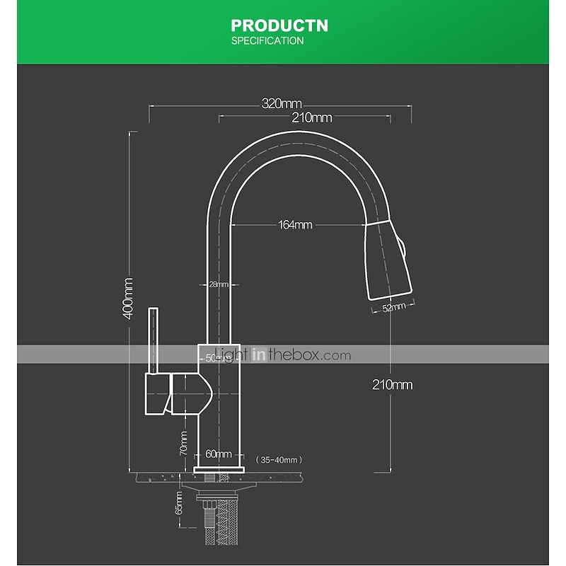 Kitchen Faucet,Minimalisht Style Brass Nickel Brushed Pull-out Tall High Arc Vessel Fashion Nickel Brushed Rotatable Contemporary Kitchen Taps with Hot and Cold Switch3