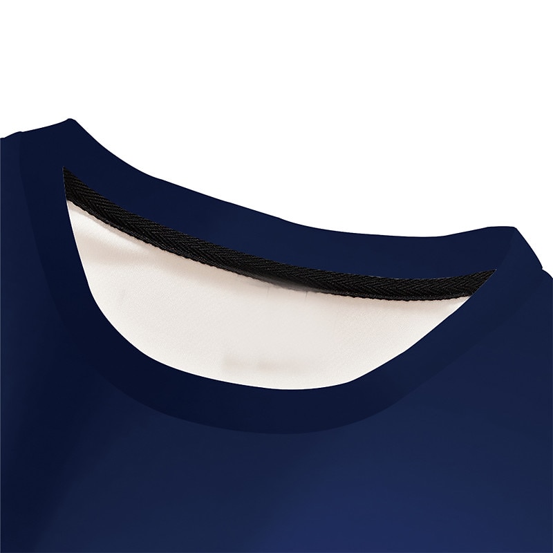 Men's Unisex Graphic Prints Bowling Ball T Shirt Tee Short Sleeve T shirt 3D Print Round Neck Shirt Designer Basic Big and Tall Casual Daily Blue Summer Clothing Apparel Plus Size S M L XL XXL 3XL4