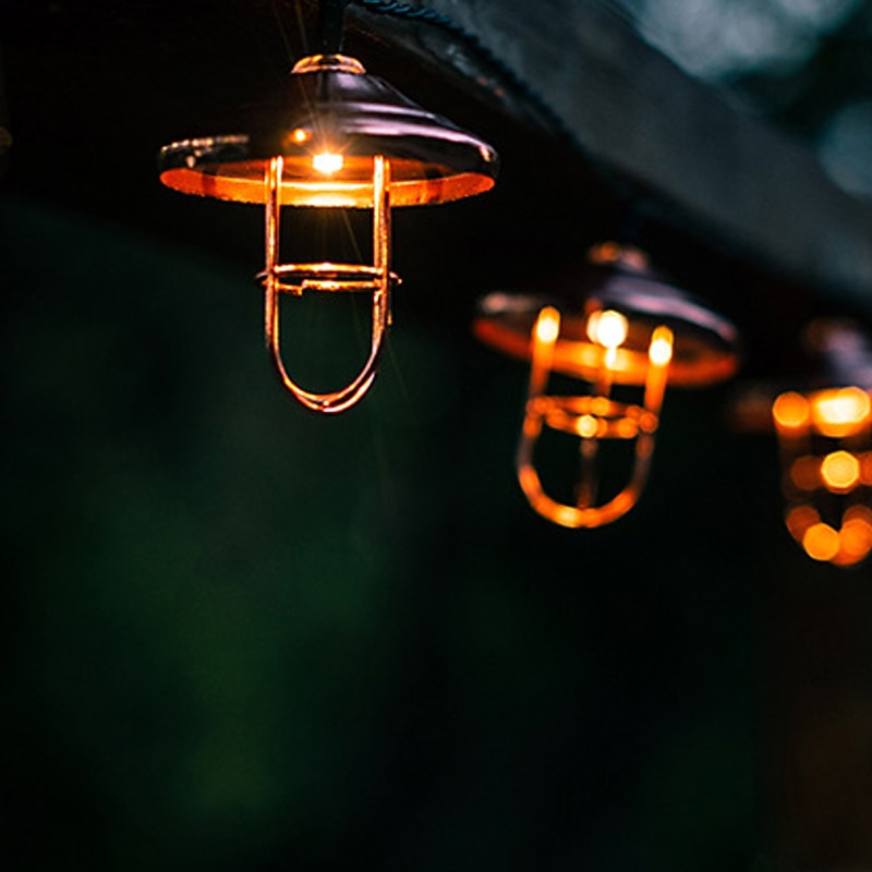 Outdoor Solar String Lights - Waterproof 3M & 5M Wrought Iron House Fairy Lights with Remote Control for Christmas, Holiday Party Decorations3