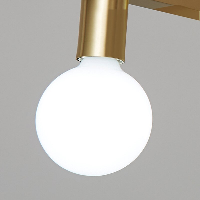 LED Pendant Light Island Light Modern Gold For Dining Room 70/100cm Copper Dining Room Decoration Light 3/5 Lamps Holder E27 Adjustable4