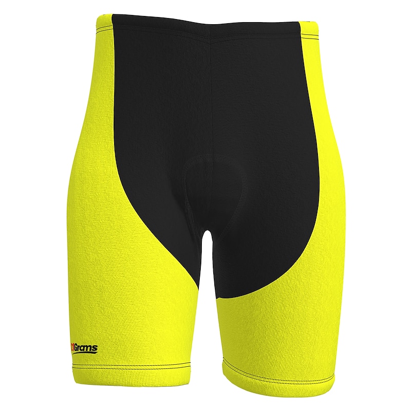 Men's Patchwork Fluorescent Cycling Road Shorts Bike Shorts Cycling Padded Shorts Bike Shorts Pants Mountain Bike MTB Road Bike Cycling Sports 3D Pad Cycling Quick Dry Comfortable Yellow Red Spandex3