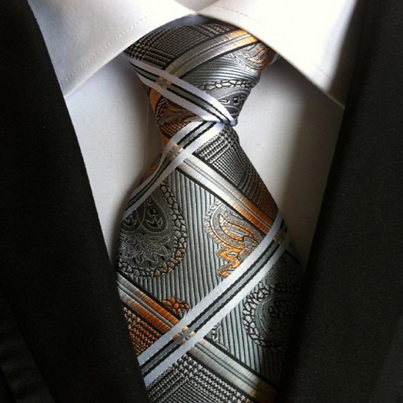 Men's Ties Neckties Work Floral Jacquard Formal Business3