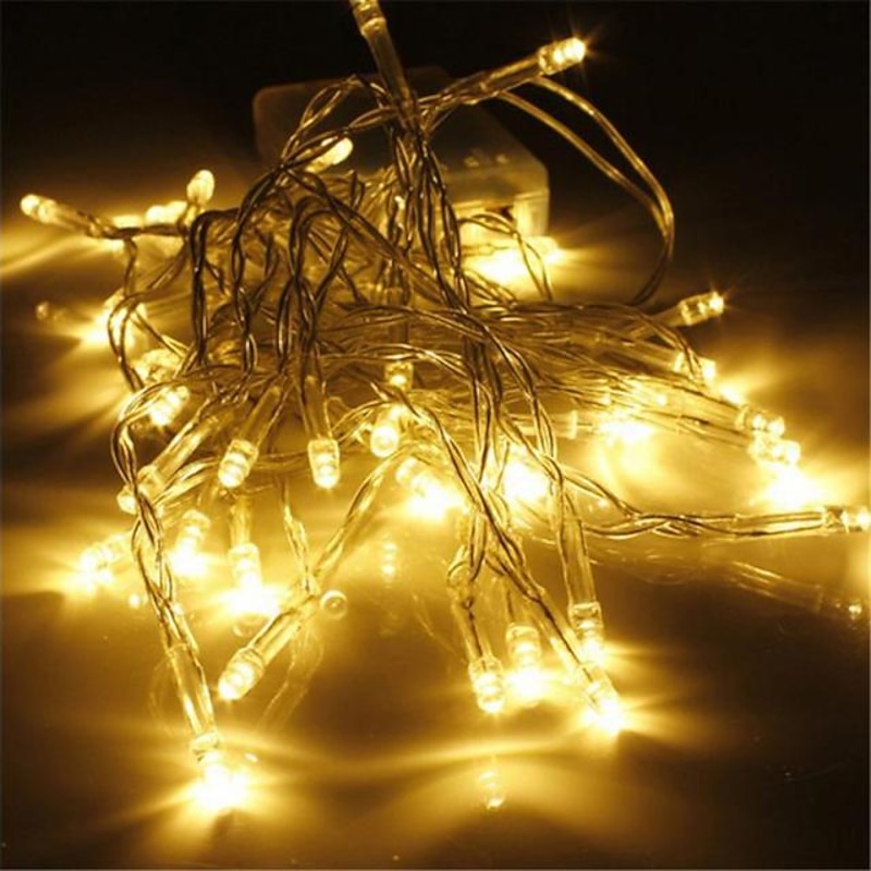 Elegant Wedding Reception Party LED String Lights LED Fairy Lights Christmas Wedding Bedroom Decoration Warm White Multi Color 1.5m 3m 10m AA Batteries Powered4