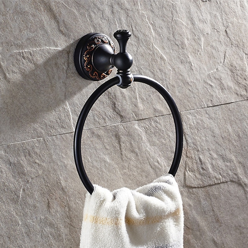 Bathroom Accessory Sets,Wall Mounted ORB Hardware Include Towel Bar/Toilet Paper Holder /Robe Hook/Towel Ring3