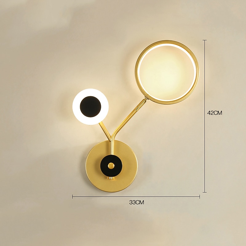 Lightinthebox LED Wall Light Bedside Light Modern Nordic Style Wall Lamps Wall Sconces Swing Arm Lights Living Room Bedroom Iron Wall Light 110-120V 220-240V4