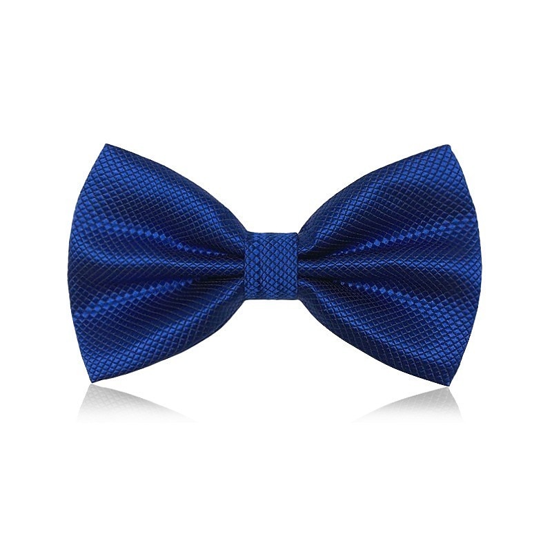 Men's Party Work Bow Tie - Plaid 1 PC Formal bow tie male solid color marriage bow ties for men butterfly cravat bowtie butterflies Gentlemen Tuxedo Classic Pure Color Party2