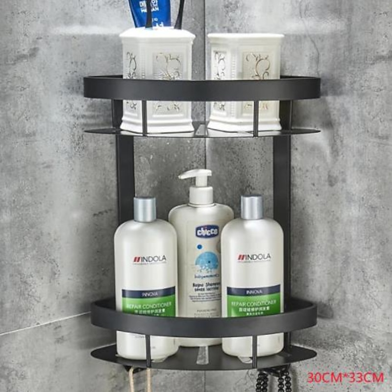 Bathroom Shelf Creative Contemporary Brass 1pc - Bathroom Wall Mounted4