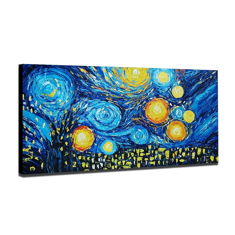 Famous Oil Painting Handmade Hand Painted Wall Art Starry Sky Home Decoration Decor Rolled Canvas No Frame Unstretched3