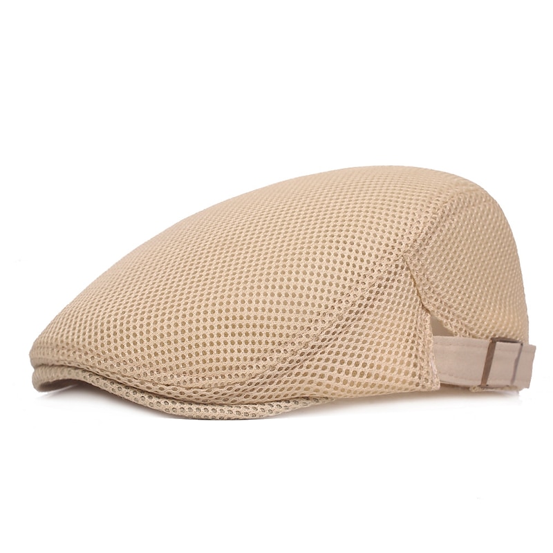 Men's Flat Cap White Pink Polyester 1920s Fashion Casual Office Sports & Outdoor Daily Solid / Plain Color Casual2