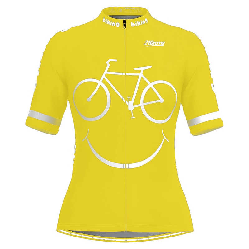 Men's Cycling Jersey Graphic Patterned Funny Short Sleeve Bike Jersey with 3 Rear Pockets Mountain Bike MTB Road Bike Cycling Soft Back Pocket Comfortable Breathable Sports Black Yellow Blue Clothing4