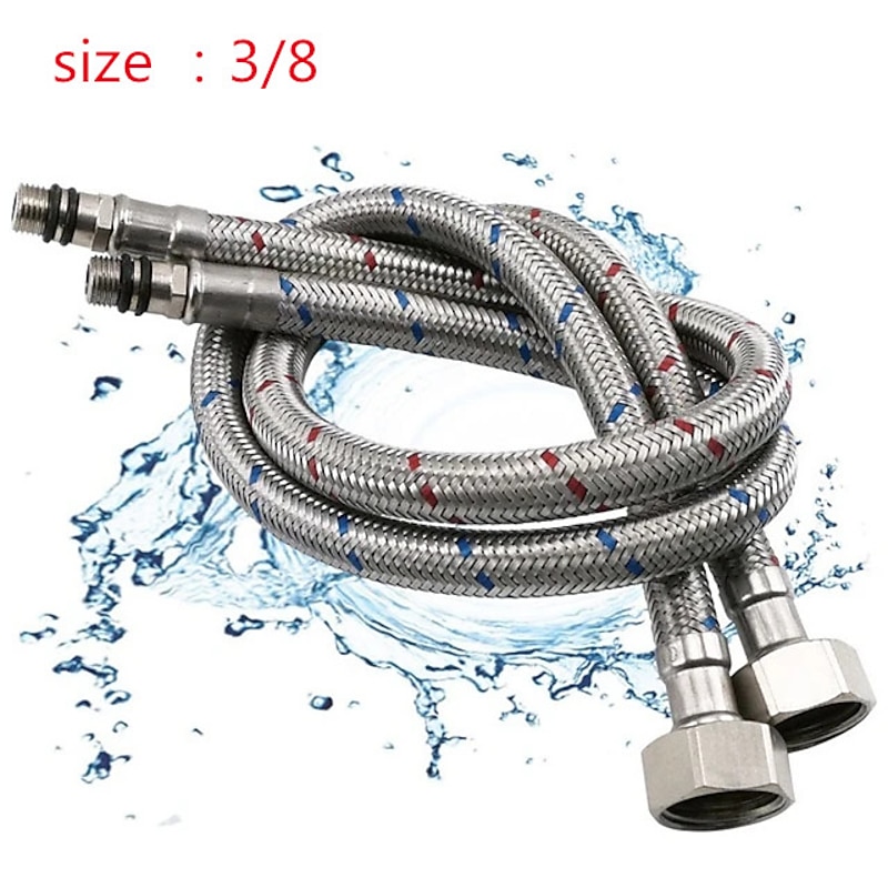 Faucet accessory - Superior Quality Water Supply Hose Antique Stainless Steel / Plastic others 3/8 water inlet for Germany Faucets