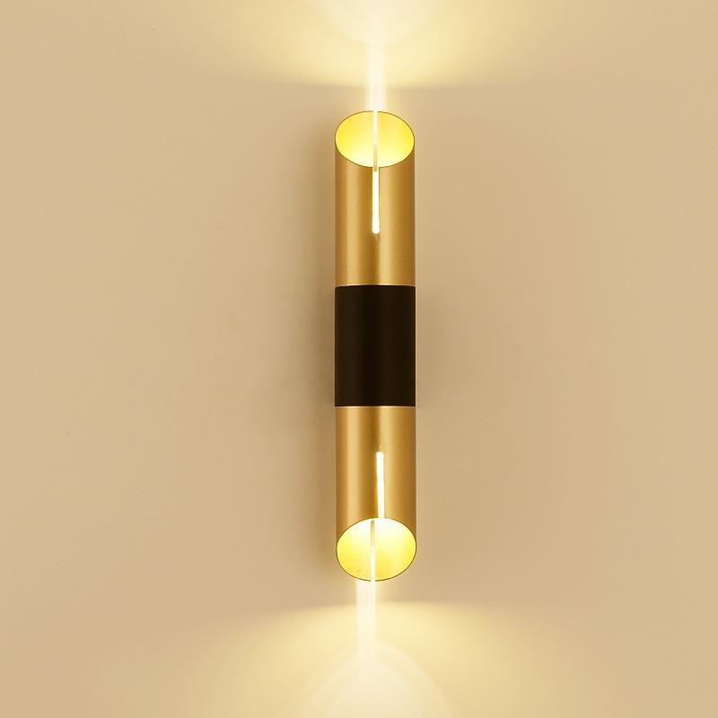 LED Wall Light Bedside Light Black and Gold Design Modern Luxury Style Flush Mount wall Lights Living Room Shops Cafes Iron Wall Light IP20 110-120V 220-240V2