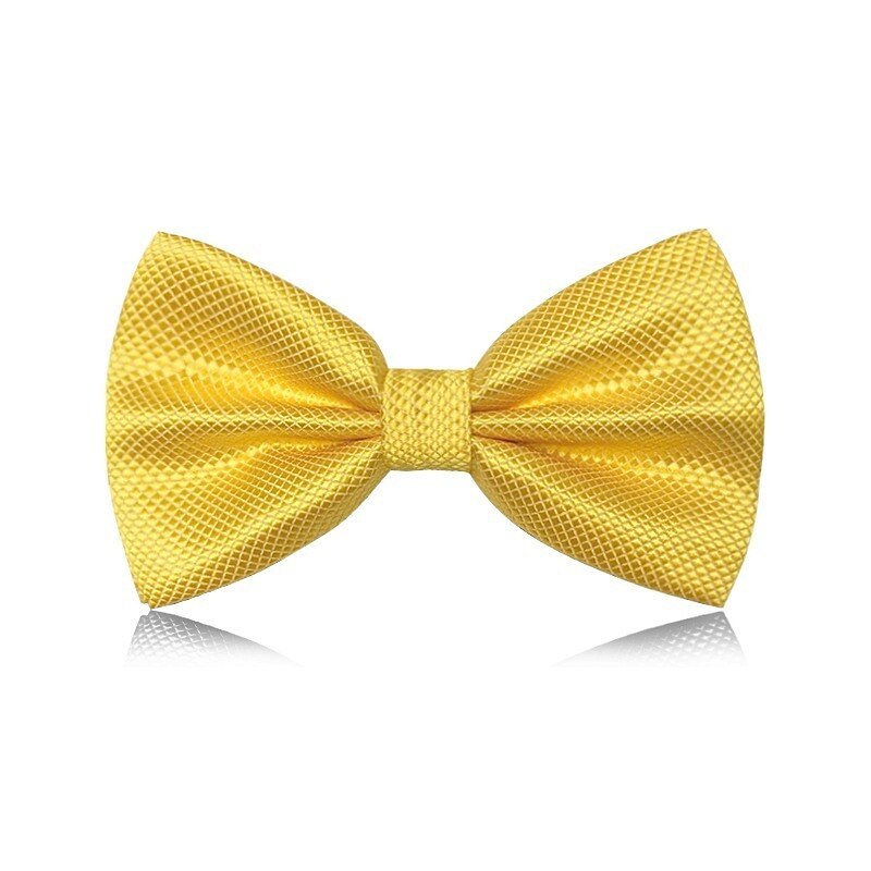 Men's Classic Bow Ties On Formal Solid Tuxedo Bowtie Wedding Party Work Bow Tie - Plaid 1 PC3