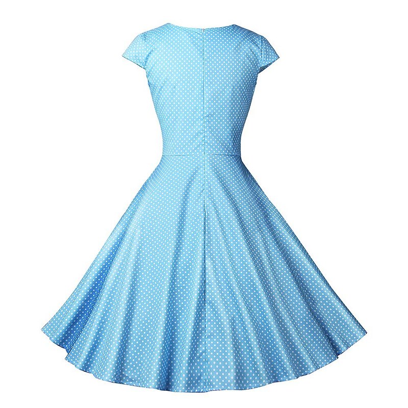 1950s Vacation Dress Cocktail Dress Dress Flare Dress Fancy Dress Women's Masquerade Party Bachelorette Party Adults Dress Homecoming Dresses2