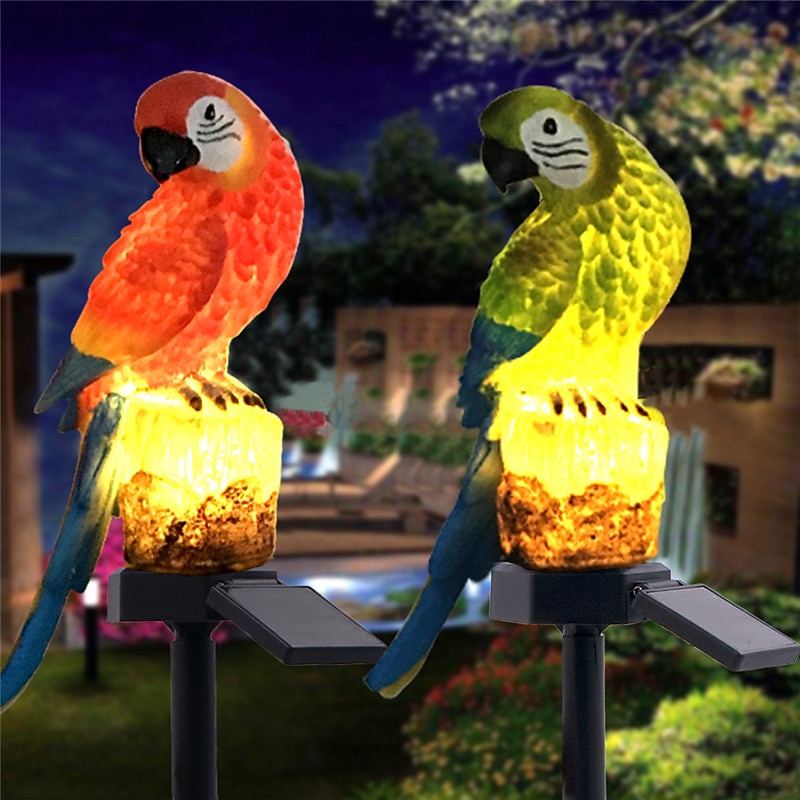 Outdoor Solar Lights LED Outdoor Lights Solar Powered Garden Light Outdoor IP65 Waterproof Parrot LED Fairy Light Lawn Lamp Garden Decor Landscape Yard Lawn Fence Lighting LED Solar Garden Light3