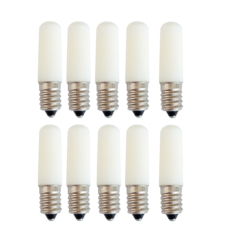 LED Globe Bulbs 10pcs 1.5 W 80 Lm E14 T22 2 LED Beads Integrate LED Decorative White Red Blue - Main Image