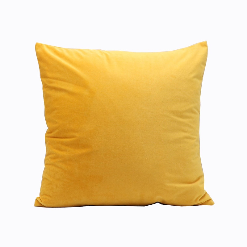 Decorative Toss Pillows Fall Throw Pillow Covers Cushion Cover Modern Simple Thick Dutch Velvet Solid Color Sofa Living Room Bed Room 1PC Pink Blue Sage Green Purple4