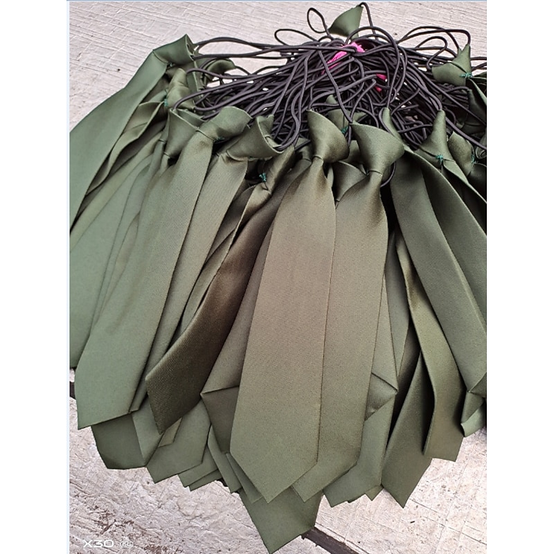 Kids Baby Boys' Party Wholesale 28cm Solid Color Rubber Band Small Tie Monochrome Children's Tie, Short Tie, Boy Accessories2