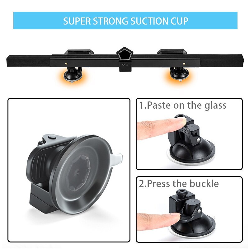 Retractable Windshield Sun Shade for Car Large Sun Visor Protector Blocks 99% UV Rays Sun-shading and Heat-Insulating Car Sun-shield Cover for Car Front Sunshade4