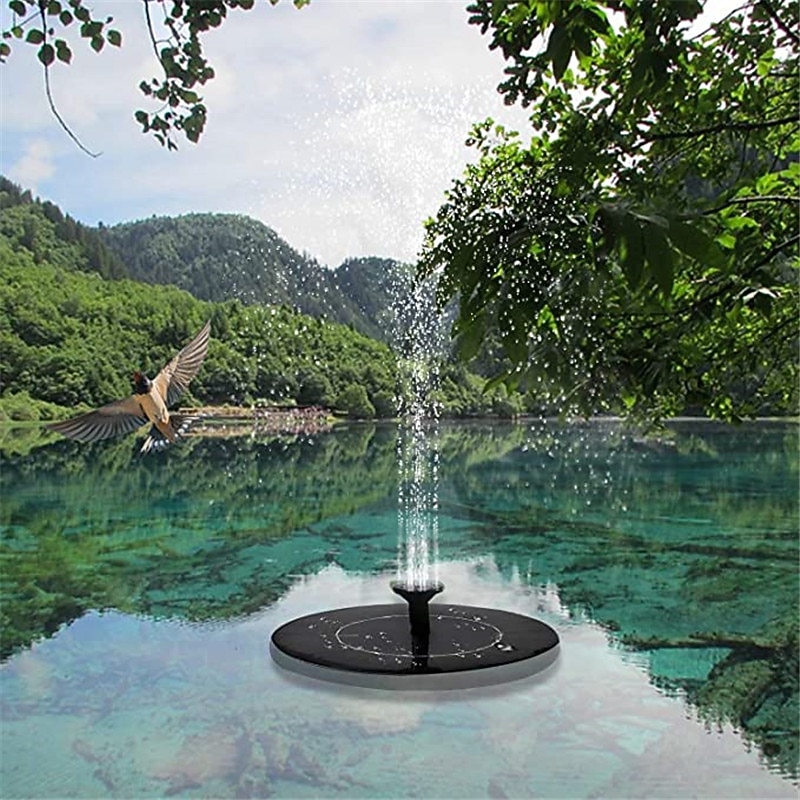 Solar Fountain Pool Light 2pcs 1pcs Solar Water Fountain Pool Pond Waterfall Fountain Garden Decoration Outdoor Bird Bath Solar Powered Fountain Floating Water2