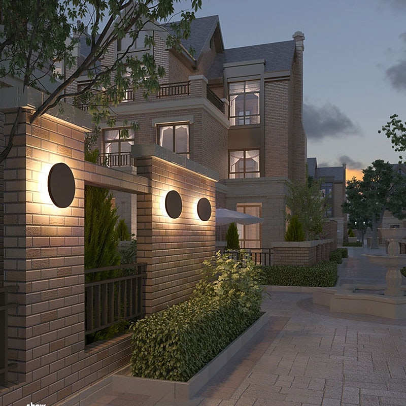 LED Wall Light Waterproof Modern Outdoor Wall Lights Outdoor Iron Wall Light 220-240V 10 W2