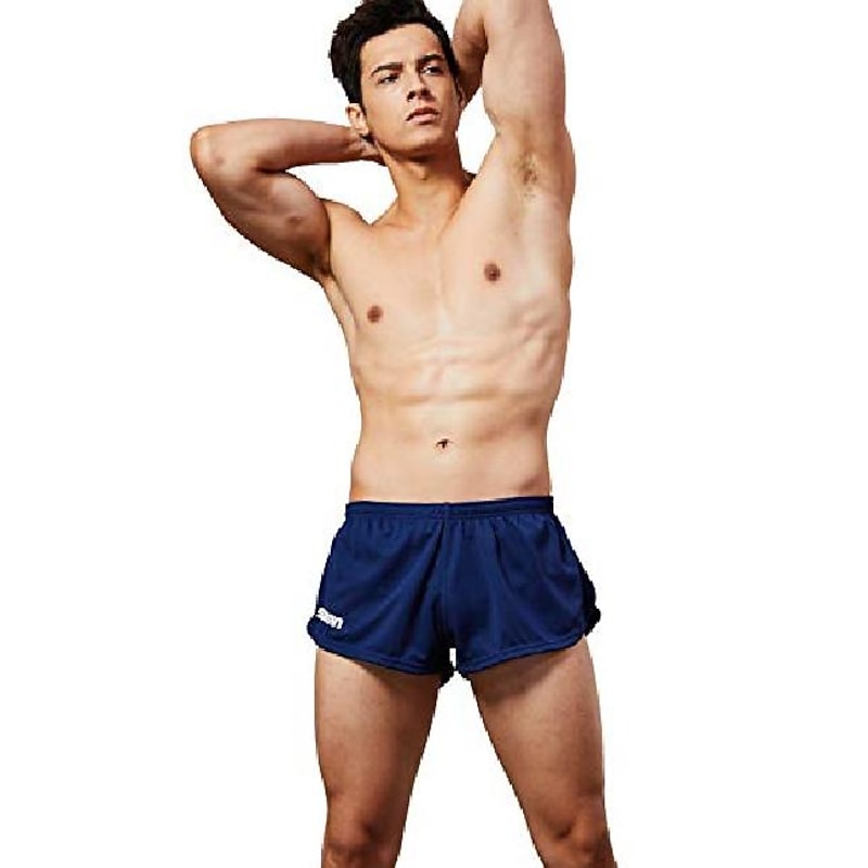 men sport running training training sprint shorts (20603 marine, x-large / 87-92cm)