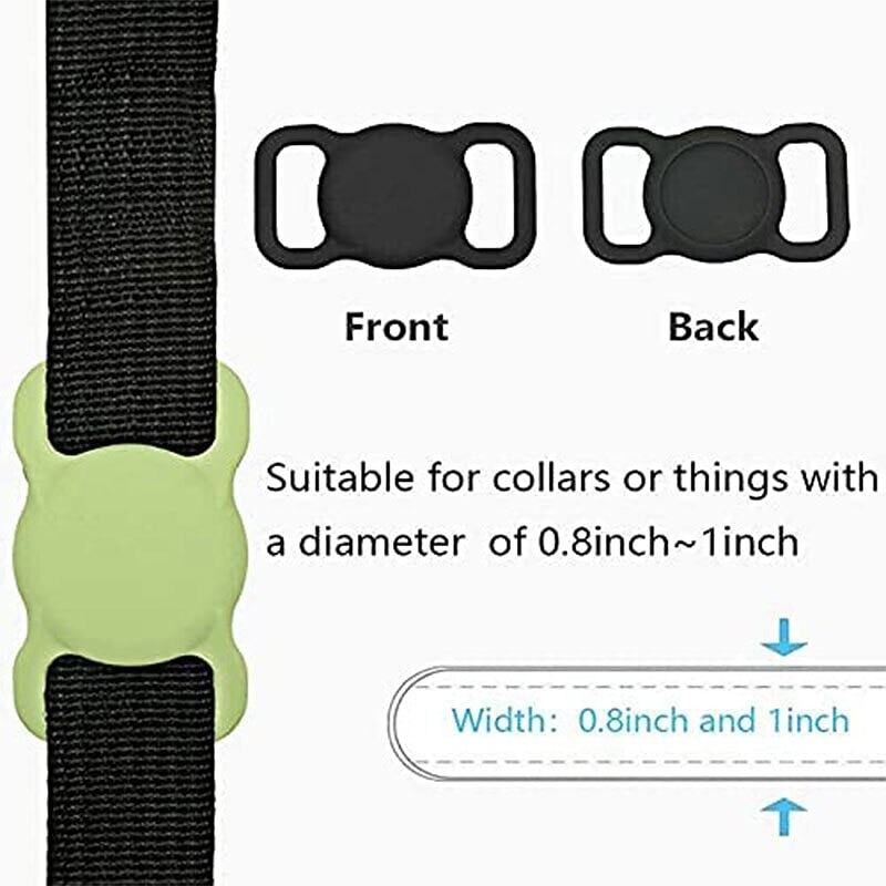 Pet Silicone Protective Case For Airtag GPS Finder Dog Cat Collar Loop For Apple Airtags Locator Tracker Anti-lost Device3