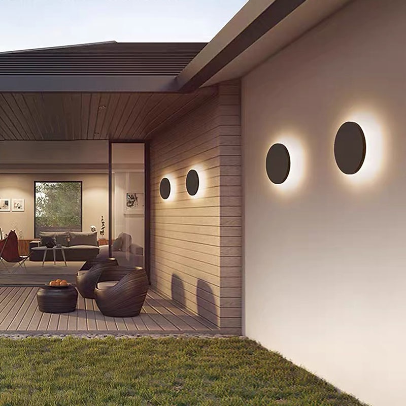 LED Wall Light Waterproof Modern Outdoor Wall Lights Outdoor Iron Wall Light 220-240V 10 W3