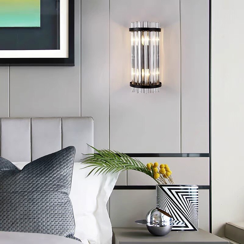 LED Wall Light Crystal Modern Wall Lamps Wall Sconces Bedroom Dining Room Crystal Wall Light 220-240V 110-120V3
