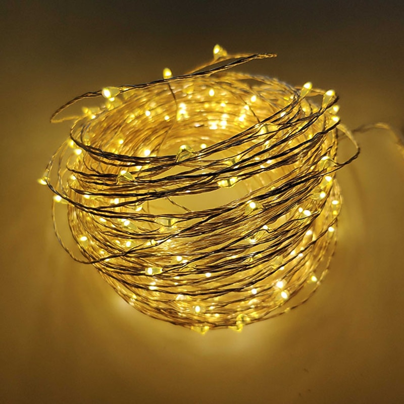 LED String Light Copper Wire String Lights with 3AA Battery Steady on Fairy Light Indoor Decoration2